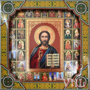 ИКОНА 27/27см ХРИСТОС